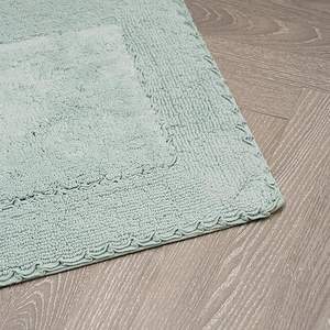 Alfombra de Baño Rectangular de Algodón Puro, Tejida, Gruesa, Antideslizante, Ecológica, con Gran Absorción de Agua, para Uso Doméstico y Hotelero - Product Image 3