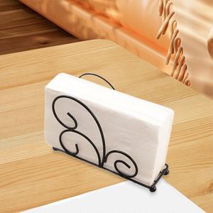 Elegant Metal Tree-Shaped Napkin <b>Holder</b> - Hollow Design, Decorative <b>Tissue</b> Dispenser for <b>Kitchen</b> & Dining Table - Product Image 6