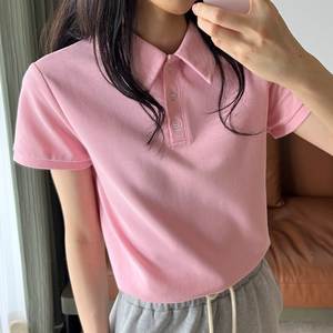 Nouveauté - Chemise polo pour femme 100% coton - Manches courtes classiques - Style élégant et décontracté - Chemises de golf - Exportation du Bangladesh - Product Image 5
