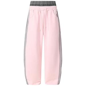 Pantalon de survêtement homme 420g en molleton épais, taille mi-haute, coupe large, style décontracté et sportif, polyvalent - Product Image 1