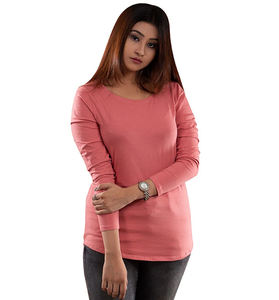 Customized Logo Ladies <b>Long</b> <b>Sleeve</b> <b>T</b>-<b>Shirts</b> Hip Hop Style Full-<b>Sleeve</b> Plus Size Women's <b>T</b>-<b>Shirts</b> - Product Image 2