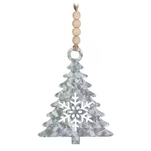 Adorno Navideño Metálico para Colgar, Decoración Festiva para Árbol - Product Image 1
