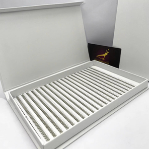 OEM/ODM Eyelash Extension Supplies XL XXL Trays Mega Volume Handmade Vegan Lash Extension Trays PBT Matte Russian Volume Lashes - Product Image 4