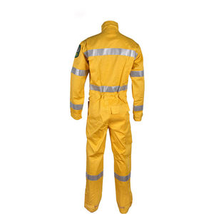 250 GSM Hi-Vis Polycotton Reflective Quick Dry Breathable Durable Industrial Work Coverall Safety <b>Overalls</b> Uniform Available - Product Image 6