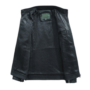 Chaqueta de Cuero para Hombre, Diseño Moderno de Alta Calidad, Talla Grande, Chaqueta de Motociclista - Product Image 6