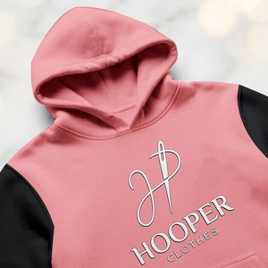 Sweat à capuche pour homme Hooper de haute qualité, couleur rose-noir, durable, respirant, séchage rapide, design personnalisé, style streetwear, pour l'hiver - Product Image 5
