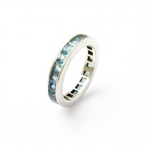 แหวนบลูควอตซ์ 3.8 กรัม เครื่องประดับสุดหรู - Product Image 2