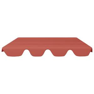 Tettoia di Ricambio in Terracotta per Altalena da Giardino/Patio, Dimensioni 150cm/130cm x 105cm/70cm - Product Image 3