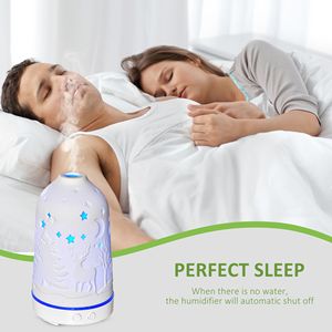 100ml Manual Essential Oils <b>Humidifier</b> with 7 Colors LED 2 Mist Mode Timer Auto-Off Feature for Relaxation - Product Image 6