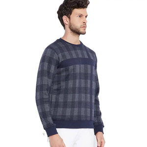Suéter de Punto a Cuadros para Hombre, Cuello Redondo, Corte Regular, Estilo Casual para Otoño - Product Image 5
