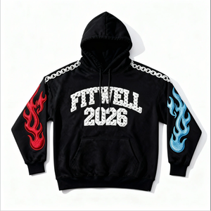 Sudadera con Capucha de Alta Calidad, Cómoda, Ligera, Informal, de Forro Polar, para Invierno, Estilo Urbano, Tendencia 2026 - Product Image 1