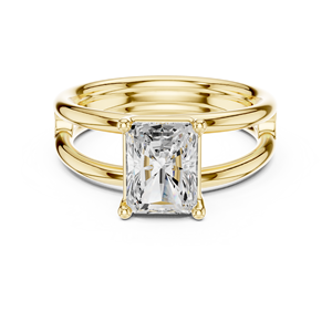 แหวนหมั้นเพชรทรงรัศมี 2 กะรัต เพชรเลี้ยงในห้องปฏิบัติการ ตัวเรือนทอง 14K พร้อมใบรับรอง IGI VS1 E สำหรับวันครบรอบแต่งงาน ขายดี - Product Image 1