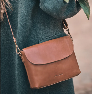 Sac fourre-tout de luxe en cuir véritable pour femme, cuir grainé de qualité supérieure, fermeture à fermoir, écologique, ferrures dorées, polyester, simple compartiment - Product Image 2