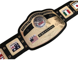 Ceinture de championnat du monde poids lourd Big Gold de lutte, diamètre 30 mm, 5 kg, laiton et zinc, unisexe adulte, ANAAIF - Product Image 2