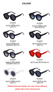 LMA 98205 New Round Small Black Frame Fashion High Quality Custom Shades Y2K Wholesale Men 2024 Luxury Brand <b>Sunglasses</b> - Product Image 6