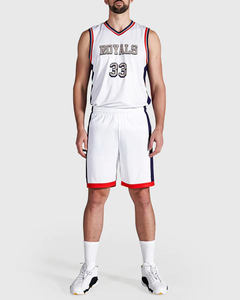 Conjunto de Uniforme de Baloncesto Sublimado Personalizado, Jersey y Pantalones Cortos de Malla Transpirable, Ropa Deportiva al Por Mayor OEM - Product Image 6