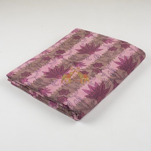 Tela de Algodón Orgánica con Estampado Floral Dabu, Camisas Ligeras para Niñas, Trajes para Textiles del Hogar - Product Image 3