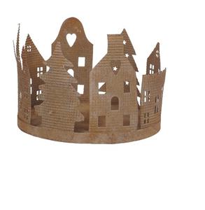 ที่วางเทียนเหล็กสำหรับตกแต่งเทศกาลคริสต์มาสแกะสลักสำหรับตกแต่งบ้านงานปาร์ตี้วันหยุดงานแต่งงานของตกแต่งคริสต์มาส - Product Image 1