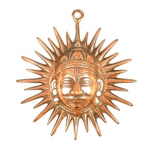 Decoración de pared con diseño del Dios Sol Surya Bhagwan para el hogar, sala de estar, entrada, Vastu y regalos - Product Image 3
