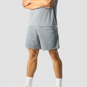 Pantalones Cortos Deportivos Casuales de Poliéster/Algodón, con Logotipo Personalizado 2026, Transpirables, Ecológicos, de Tela de Lona, de Secado Rápido para Hombre - Product Image 5