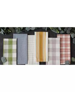 Collezione di cucina di base di tutti i giorni di grandi dimensioni in tessuto di cotone/Set di strofinacci, 18x28 ", miele d'oro, 5 Count | Importazioni di Design - Product Image 2