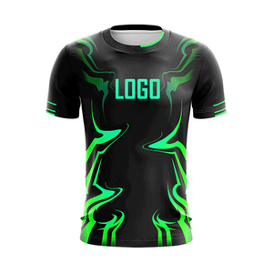 Camiseta Deportiva de Secado Rápido Ecológica para eSports, Venta al Por Mayor de Fábrica, Logotipo Personalizado, Impresión por Transferencia de Calor, Uniforme de Equipo de Poliéster - Product Image 2