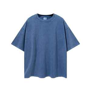 Camisetas de Hombre de Última Moda con MOQ Bajo, Tela Suave 100% Algodón, Transpirable, Ecológica, de Secado Rápido, Cuello Redondo, Corte Regular, Personalizable, Nueva - Product Image 3