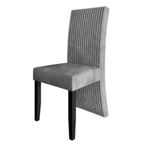 High Quality New Top OEM Contemporary Dining Chair Corduroy Grey Home Furniture for Home Office Dining MD03 Solid Hardwood <b>Legs</b> - Product Image 1