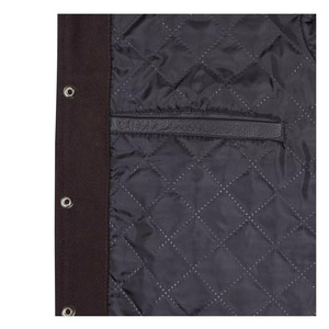 Customized Logo Geometric Pattern Unisex Varsity <b>Jackets</b> 100% Wool <b>Winter</b> <b>Waterproof</b> OEM ODM Service Bestselling - Product Image 4