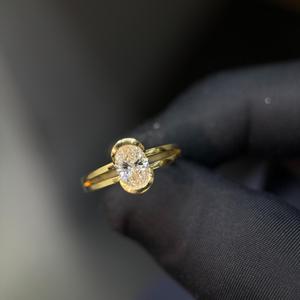 <b>Hot</b> Sale Premium Lab Grown Diamond Ring With Sparkling Diamond Center <b>Stone</b> Suitable For Anniversary Birthday And Party Wear Use - Product Image 5