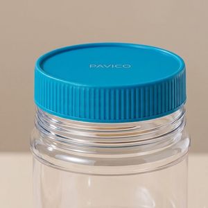 Peanut Butter <b>Jar</b> Food Grade PET Plastic 250ml 360ml 500ml Clear Screw Cap <b>Jam</b> Sauce Storage OEM Vietnam Factory Pavico Custom - Product Image 2