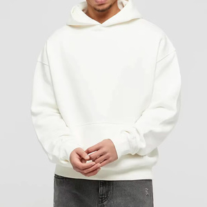 Sweat à capuche surdimensionné avec logo personnalisé, sweat à capuche athlétique, sweat à capuche en mélange de coton, vente en gros directe d'usine - Product Image 3