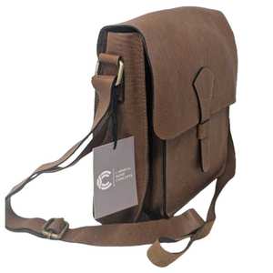 Stylish <b>Mens</b> Leather Messenger <b>Bag</b> with Durable Design and Comfortable Carry Loop for Office <b>Travel</b> and All Season Use - Product Image 3