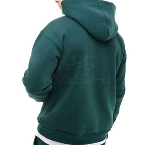 Fashion Embroidery Winter <b>Hoodies</b> <b>for</b> <b>Men</b> Cotton Blended Fleece Pullover with Artistic Stitch <b>Work</b> Pocket Casual Street Wear - Product Image 2