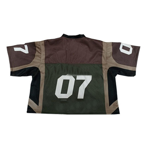 เสื้อกีฬาแขนสั้นผ้าเจอร์ซีย์ตาข่ายระบายอากาศได้ดี แบบสองด้าน คุณภาพพรีเมียม แห้งเร็ว กันน้ำ เป็นมิตรกับสิ่งแวดล้อม ป้องกันแบคทีเรีย - Product Image 5