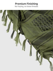 2026 Shemagh en coton épais, Hijab musulman, Écharpe tactique multifonction, Châle, Keffiyeh, Sniper, Arabe, Personnalisé, Respirant, Doux pour la peau - Product Image 3