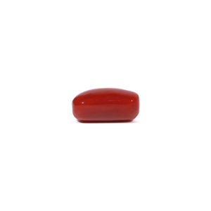 Natural Red Coral Oval Cabochon Loose Gemstone 5.04 Carat Certified Wholesale - Product Image 3