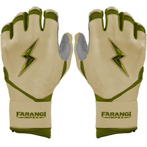 ถุงมือตีเบสบอลหนังวัวแท้ Cabretta รุ่น Original Series สำหรับผู้ใหญ่ แบบ Unisex  ข้อมือยาว สีเขียว  ปิดด้วยแถบตีนตุ๊กแก  ใช้ได้ทั้งมือซ้ายและขวา - Product Image 1