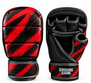 Guantes de MMA TANVEX de Último Modelo, de Cuero Genuino, Protección para las Manos, Cierre de Gancho y Bucle, Transpirables, para Artes Marciales y Boxeo - Product Image 6