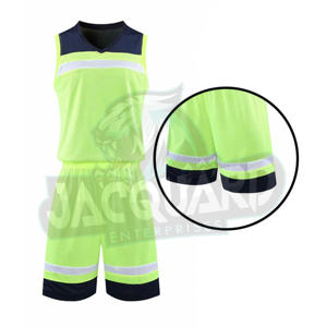 Uniforme de Baloncesto a la Moda para Hombre, Camisetas y Pantalones Cortos de Baloncesto Hechos a Medida, Ropa Deportiva de Fútbol, 100% Poliéster - Product Image 6