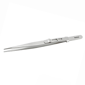 Pinzas de Diamante con Bloqueo Nafko NK-8426 Premium, Punta Extra Grande de 160 mm de Longitud, Acero Inoxidable de Alto Rendimiento para Joyería y Manualidades - Product Image 1