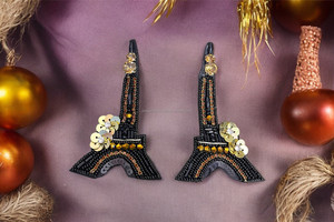 Pendientes Colgantes Hechos a Mano con Cuentas Multicolor, Estilo Clásico Cuadrado, Unisex, Inspirados en la Moda India para Fiestas - Product Image 6