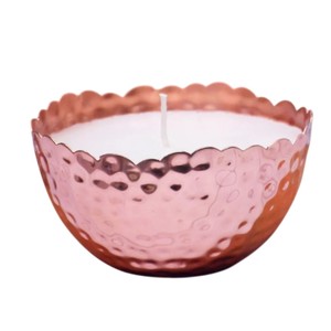 Wholesale Modern Home Decor Gold Metal Bowl Candle Jar Set Hammered Metal <b>Tealight</b> <b>Holders</b> For Diwali Gift & Wedding - Product Image 2