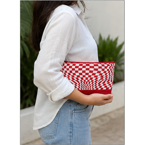 Pochette de maquillage en jute personnalisée avec fermeture éclair 24x12x6 cm, trousse de toilette de voyage, fournisseur en gros OEM ODM, marque privée - Product Image 3
