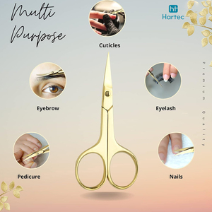 Trendy Precision Gold Nail <b>Trimmer</b>, Stainless Steel Cuticle And Nail Scissors For Professional Manicure & Pedicure Beauty Care - Product Image 2