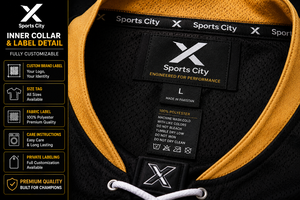Camisetas de Hockey sobre Hielo X Sports City, Cuello en V, Sublimadas, Transpirables, de Secado Rápido, 100% Poliéster, para Hombre Adulto, Sin Mangas, OEM/ODM - Product Image 4