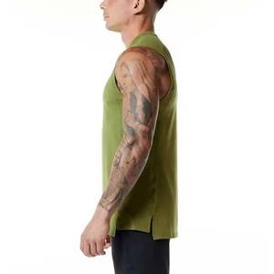 Camiseta sin Mangas para Hombre, de Alta Calidad y Bajo Precio, Verano, Informal, Tejida, Spandex, Algodón, Transpirable, Secado Rápido, Moda - Product Image 3