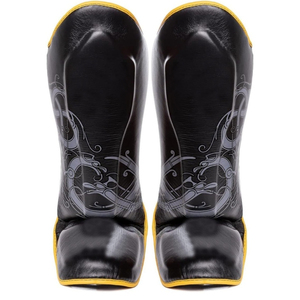 Protège-tibias MMA en gros, avec rembourrage en mousse et tissu élastique, pour la boxe et le kickboxing, équipement de protection des jambes et des pieds, OEM - Product Image 5