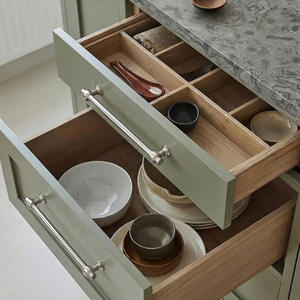 Tiradores de Gabinete Modernos en Forma de Barra de Aleación de Zinc Plateado, Tiradores Clásicos para Cajones de Cocina, Dormitorio y Armario - Muebles Minimalistas - Product Image 5