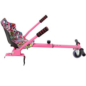 Telaio Regolabile e Robusto per Hoverboard da 6.5'', 8'', 10'' - Hovercart per Divertimento in Famiglia - Accessorio Go-Kart con Sedile per Hoverboard - Product Image 3